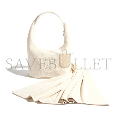 CHANEL COCO BEACH 2025 COLLECTION BEACHWEAR SET COTTON IVORY AAA938 (58*38*20cm)